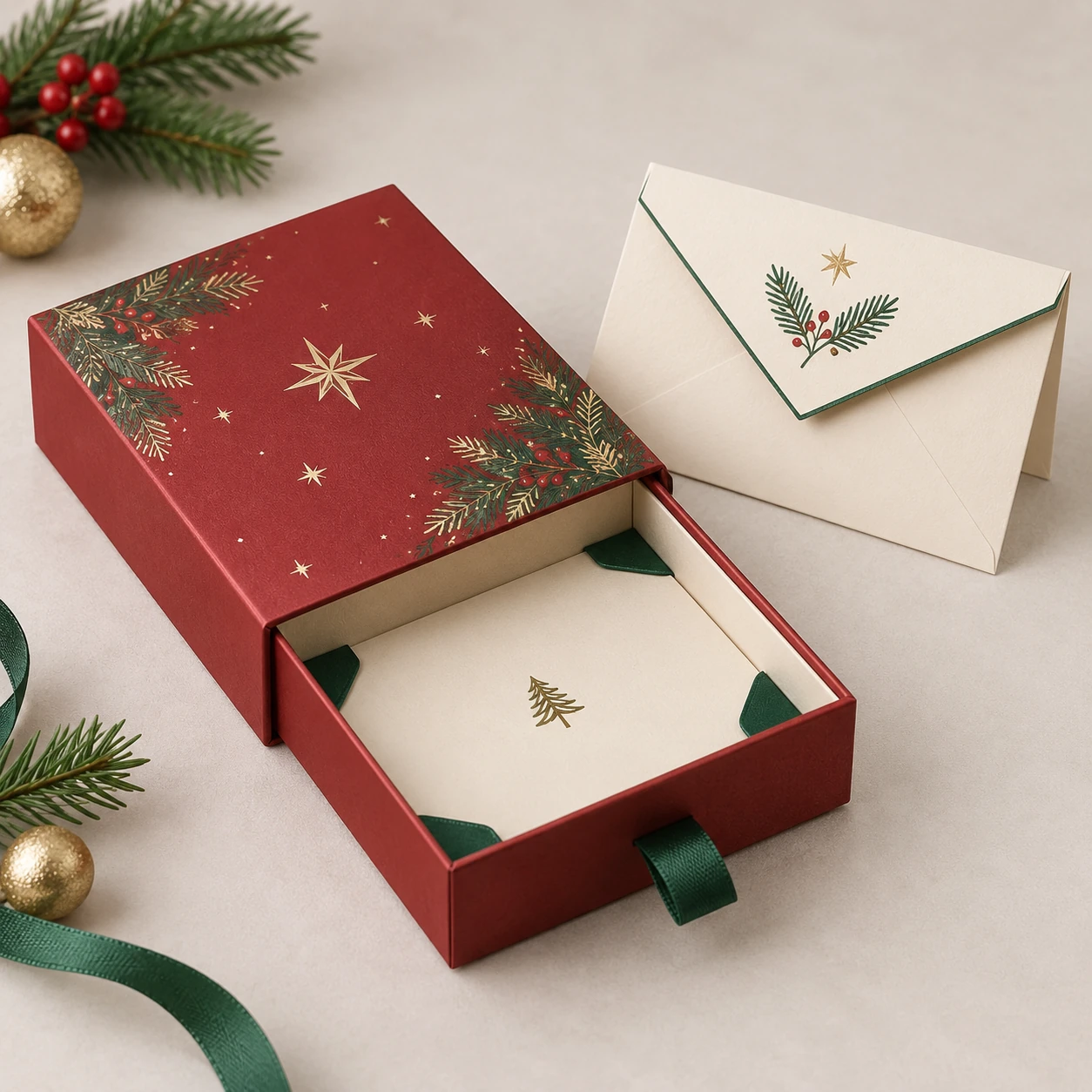 Red Christmas Surprise Cash Gift Box