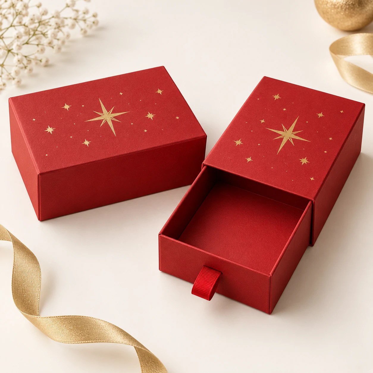 Red Birthday Surprise Cash Gift Box
