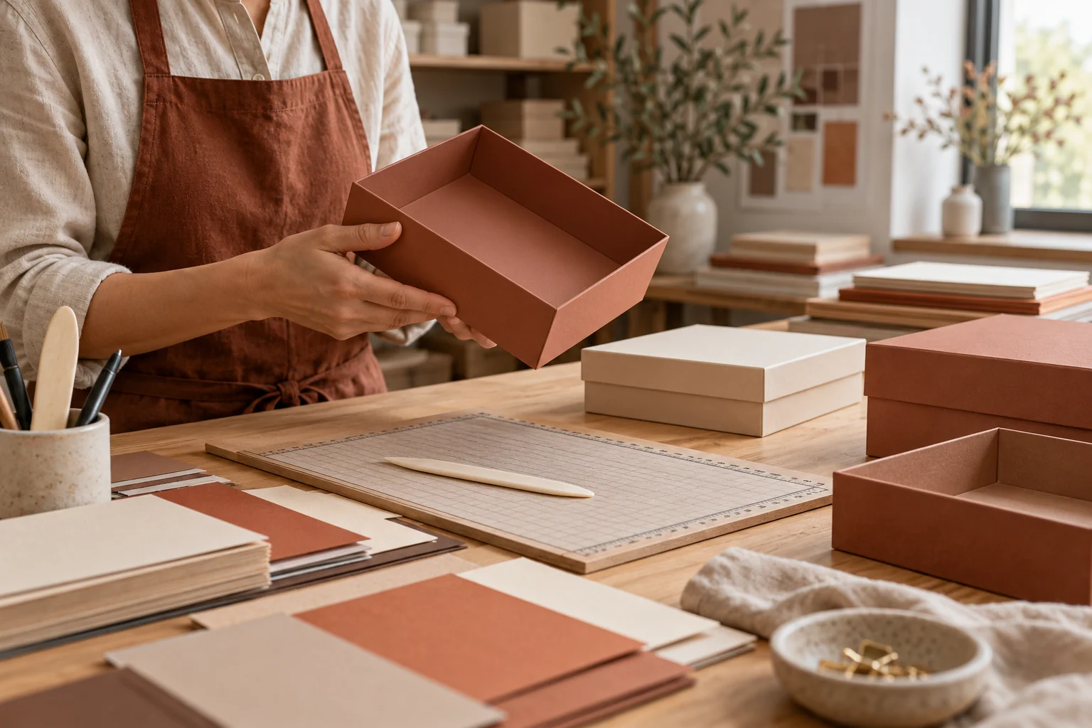 From Paper Sample to Box
