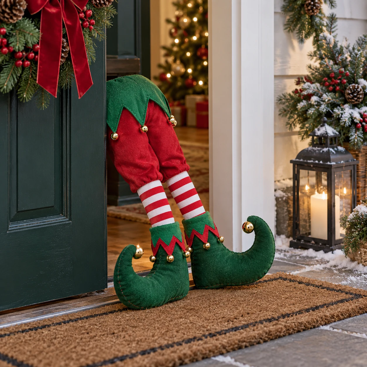Christmas Elf Doorway Decoration