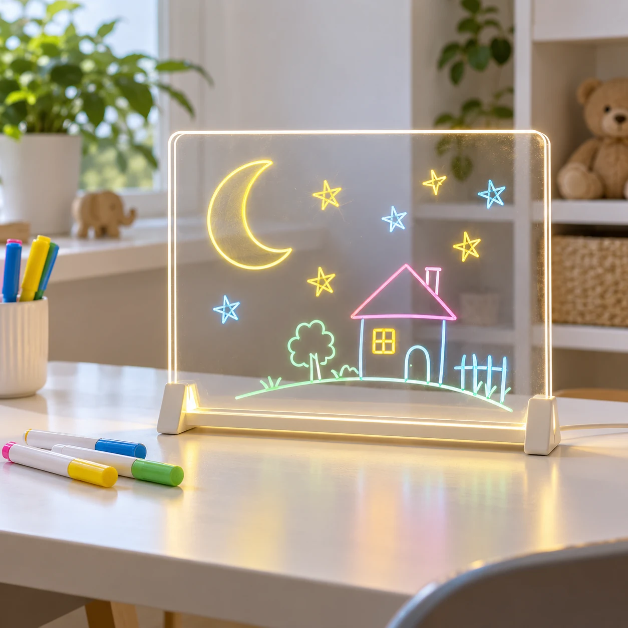 Double-Sided LED Drawing Board