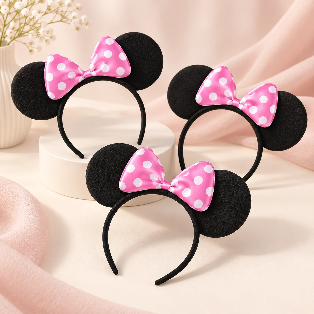 Mouse-Ear Bow Party Headband