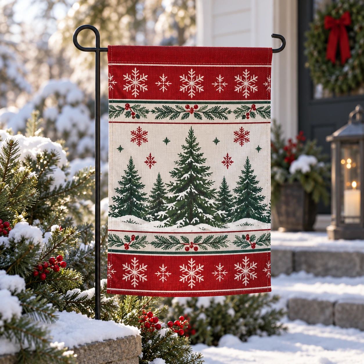 Christmas Decorative Flag Banner