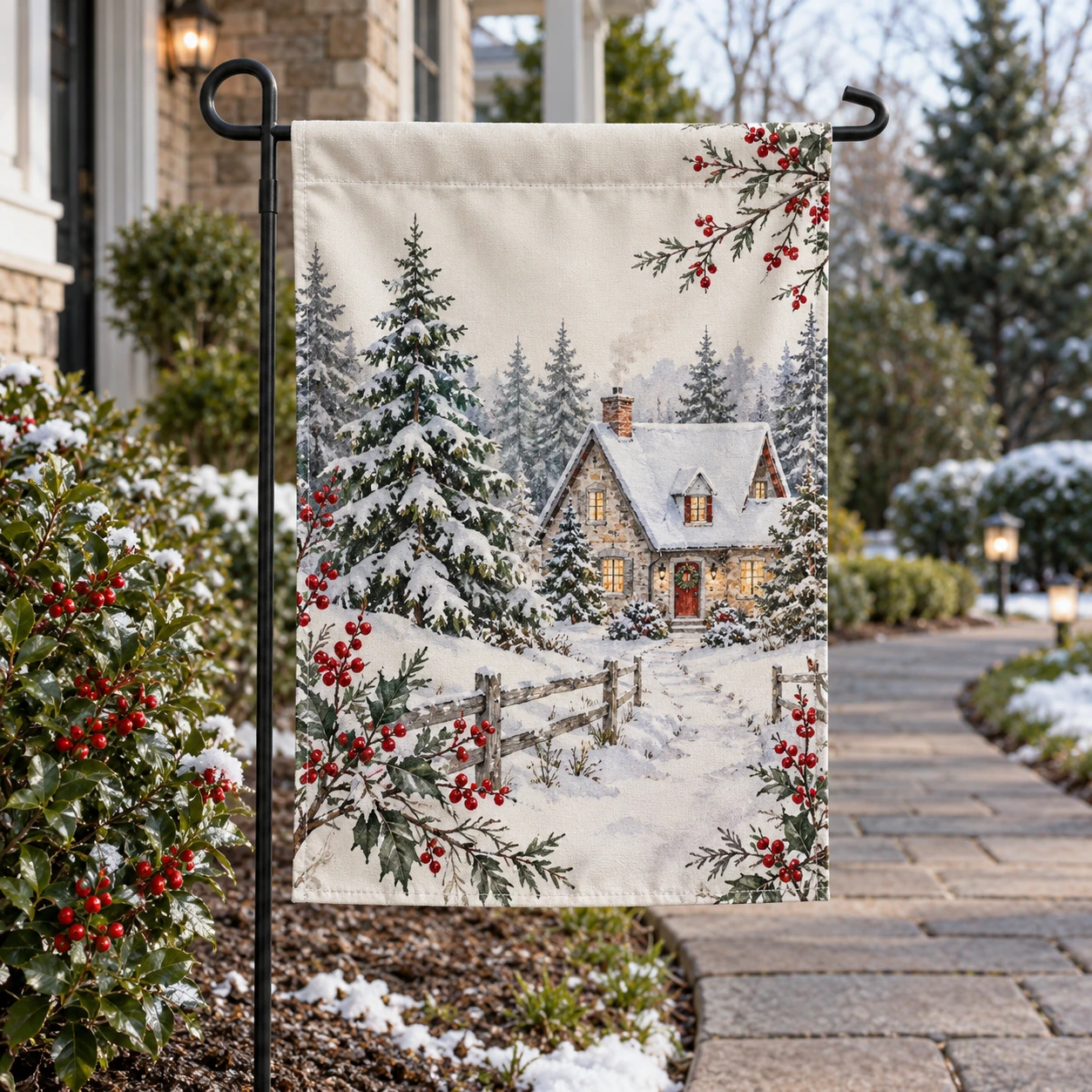 Christmas Decorative Flag Banner