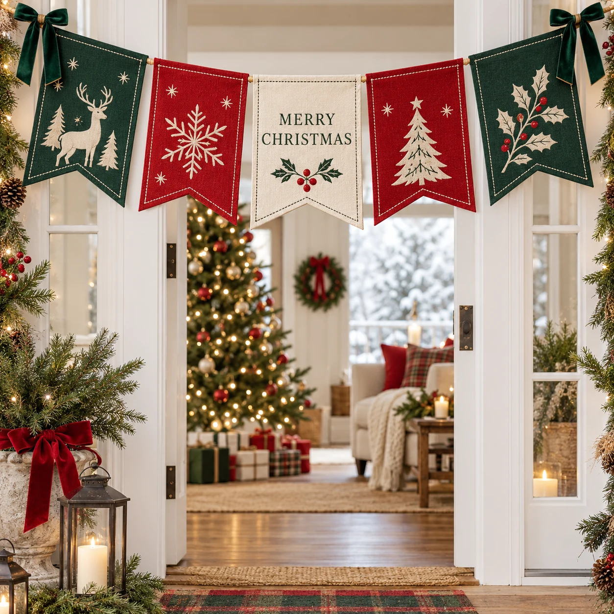 Christmas Letter Banner