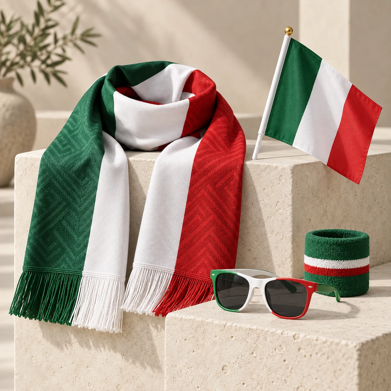 Mexico World Cup Supporter Scarf Set