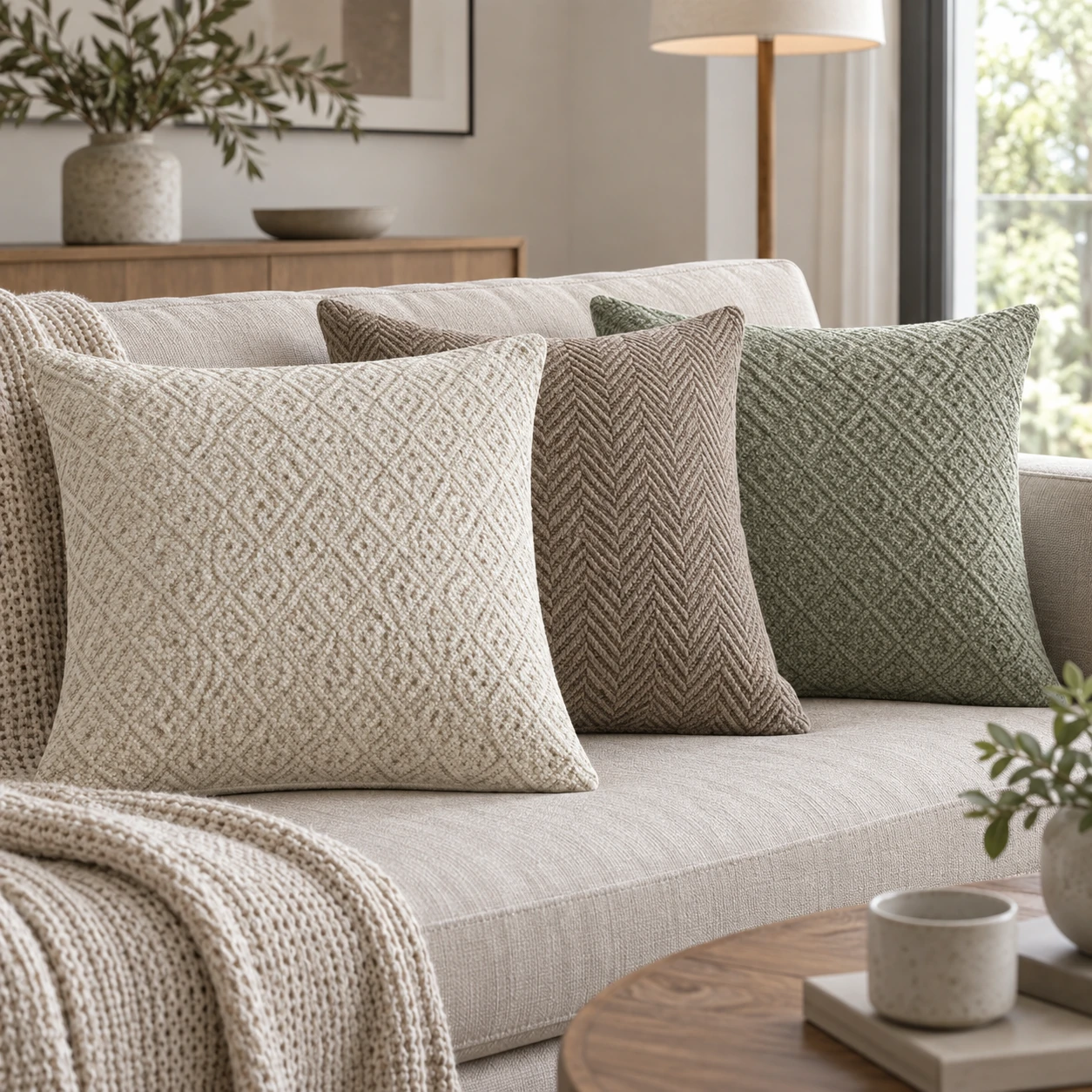 Nordic Jacquard Cushion Cover · Insert Not Included