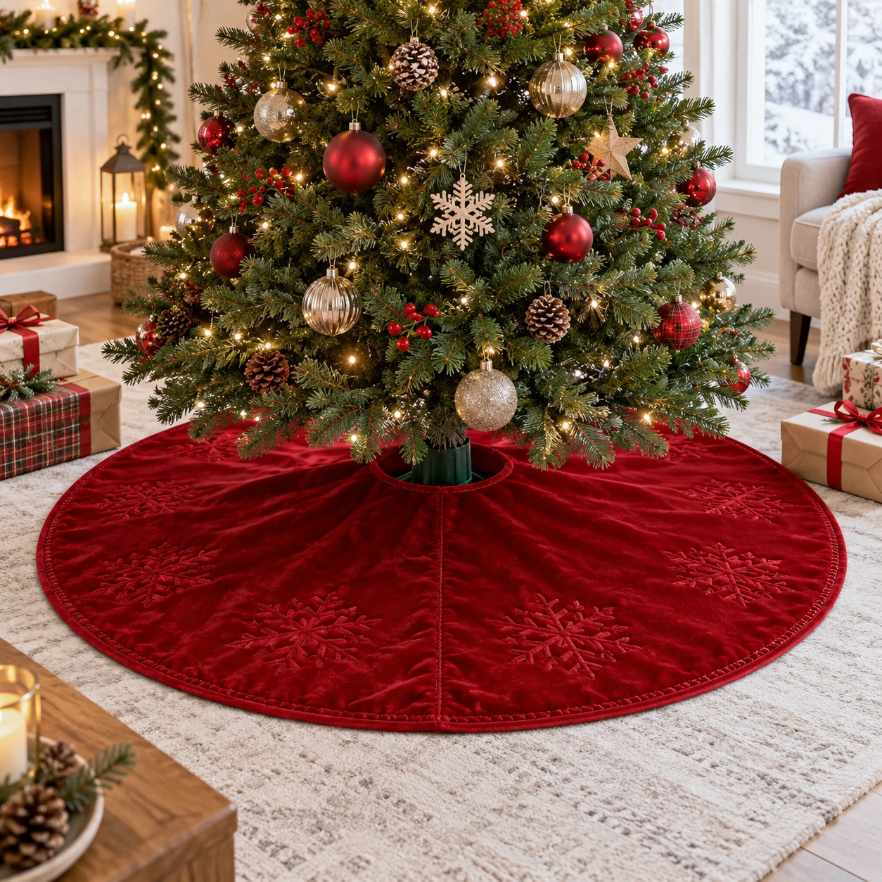 Christmas Tree Skirt · Style 07