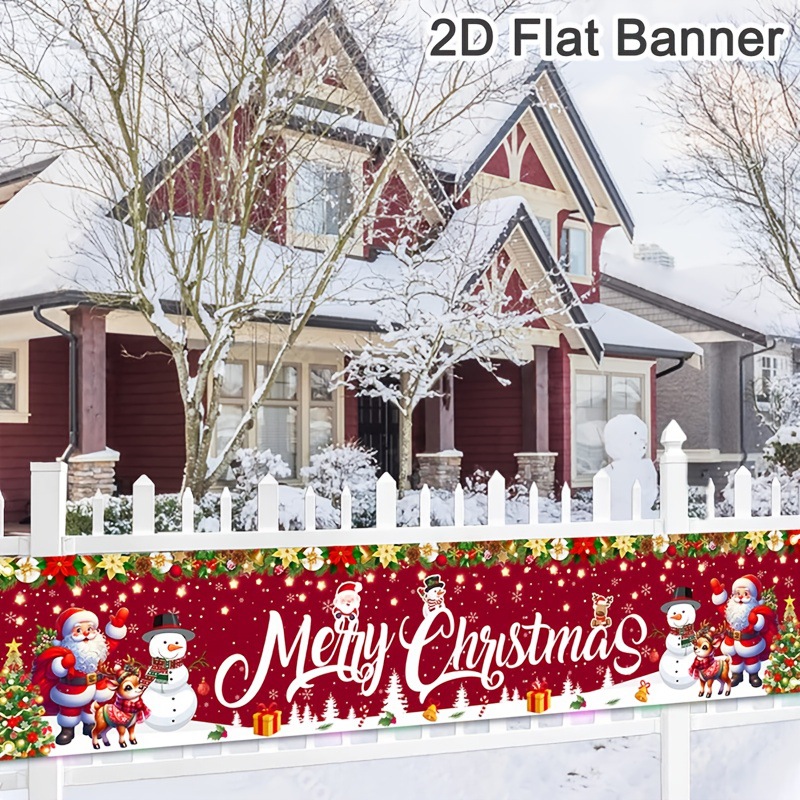 Peace Night Christmas Backdrop Banner