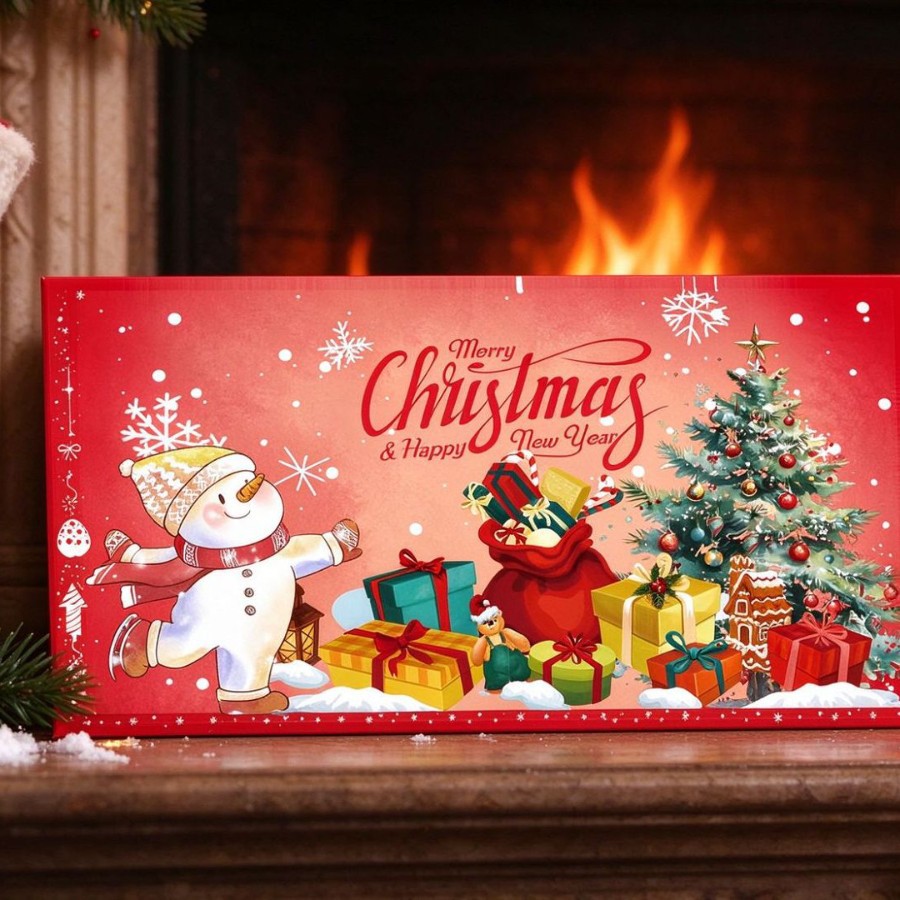 Red Christmas Fold-Out Cash Gift Envelope