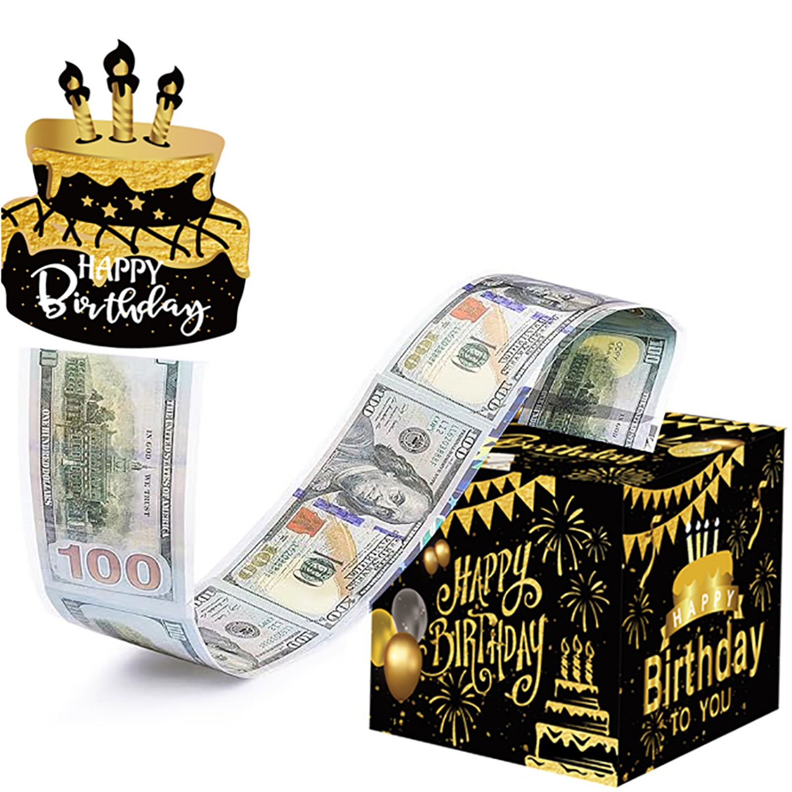 抽钱礼盒生日礼盒小众高级感伴手礼盒空盒生日送女友精致手提盒