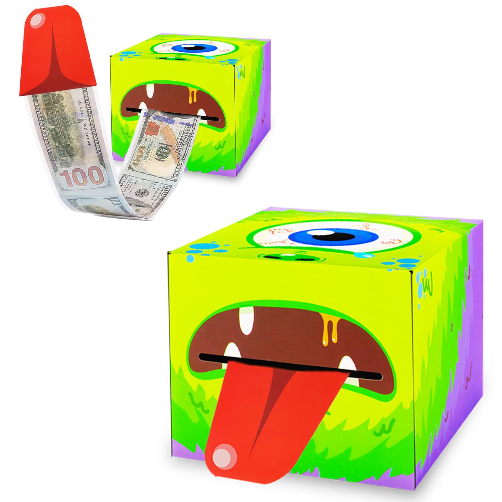 Monster Tongue Birthday Cash Box · Style 02A