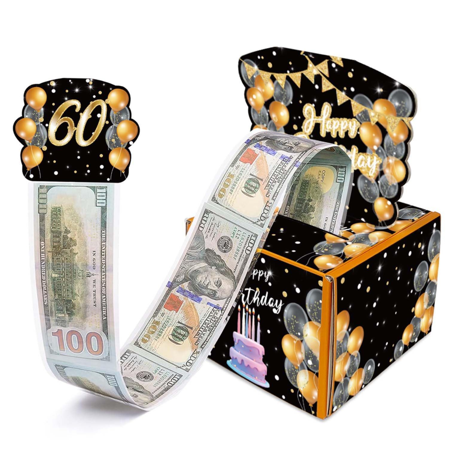 Red Christmas Surprise Cash Gift Box