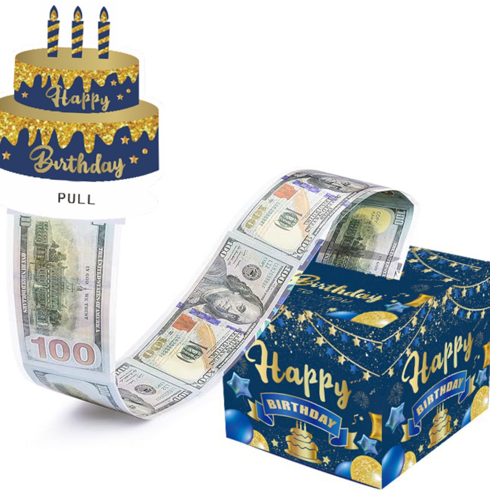 Birthday Surprise Cash Gift Box